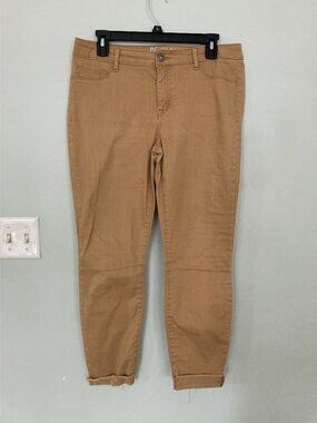 Rewash Gold Jeans Pants Tapered Midrise Ankle 90s Coastal Cottage Size 9/29 With